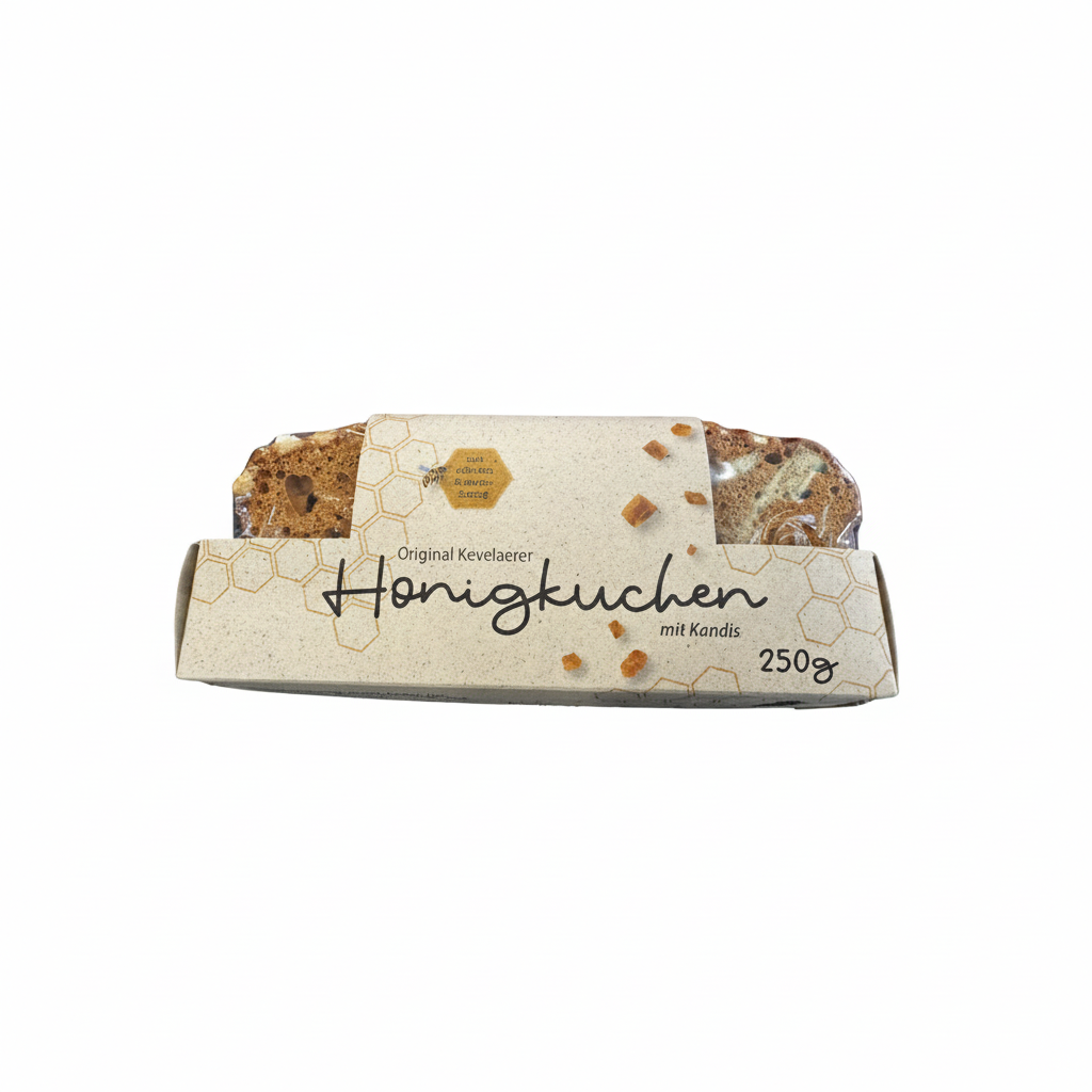 Original Kevelaerer Honigkuchen mit Kandis - 250g