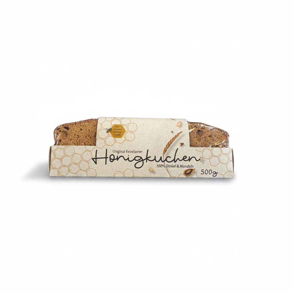 Original Kevelaerer Honigkuchen 100% Dinkel & Mandeln - 250g